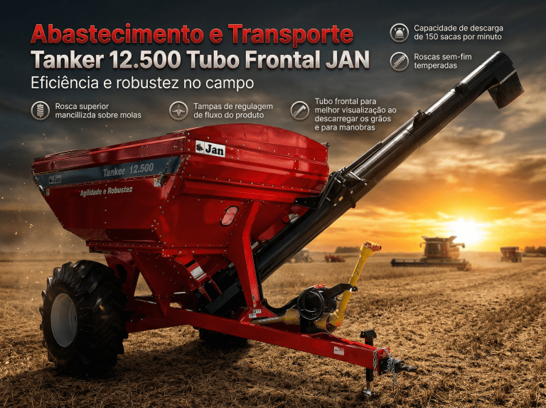 Abastecimento e Transporte Tanker 12.500 Tubo Frontal JAN