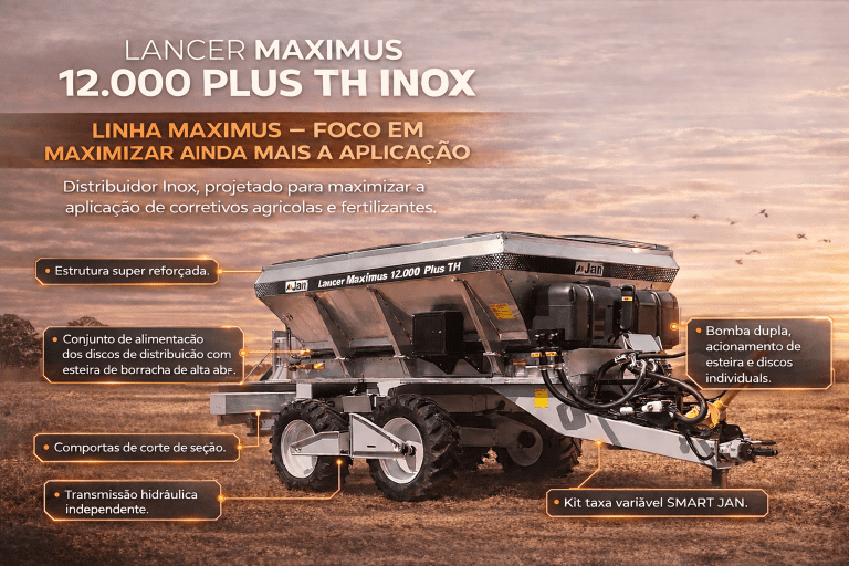 Distribuidor Lancer Maximus 12.000 PLUS TH INOX JAN