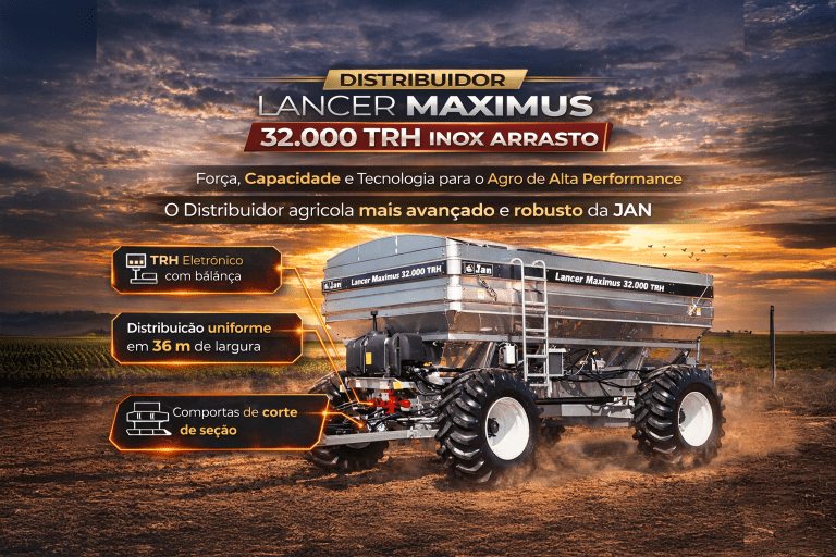 Distribuidor Lancer Maximus 32.000 TRH Inox Arrasto JAN