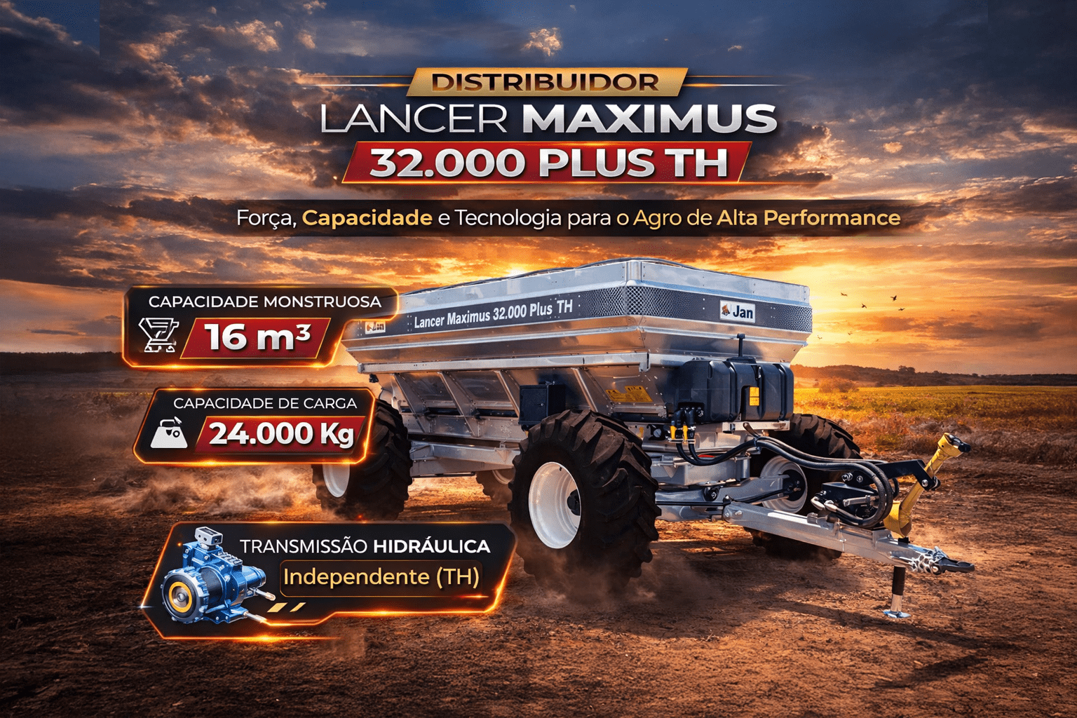 Distribuidor Lancer Maximus 32.000 PLUS TH JAN