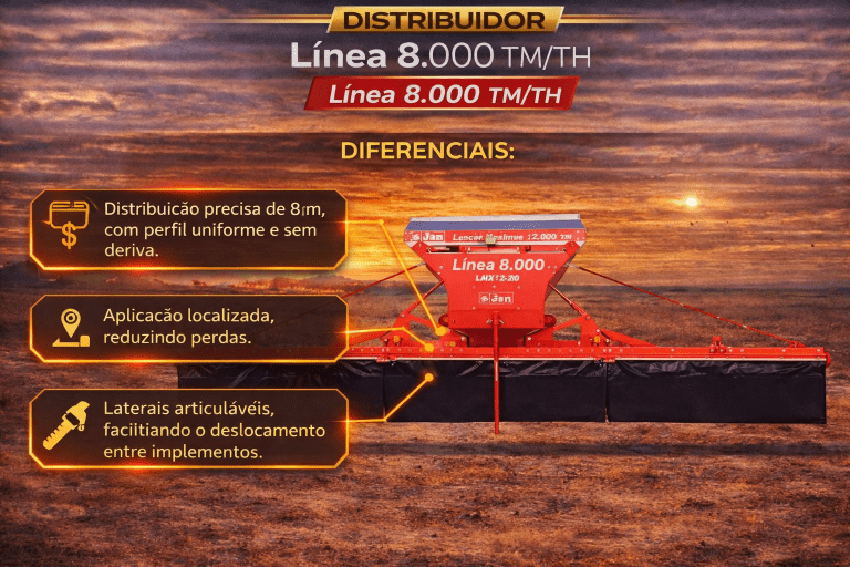 Distribuidor LÍNEA 8.000 TM/TH JAN