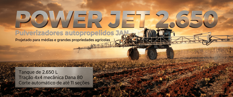 Power Jet 2.650 – Pulverizadores Autopropelido JAN