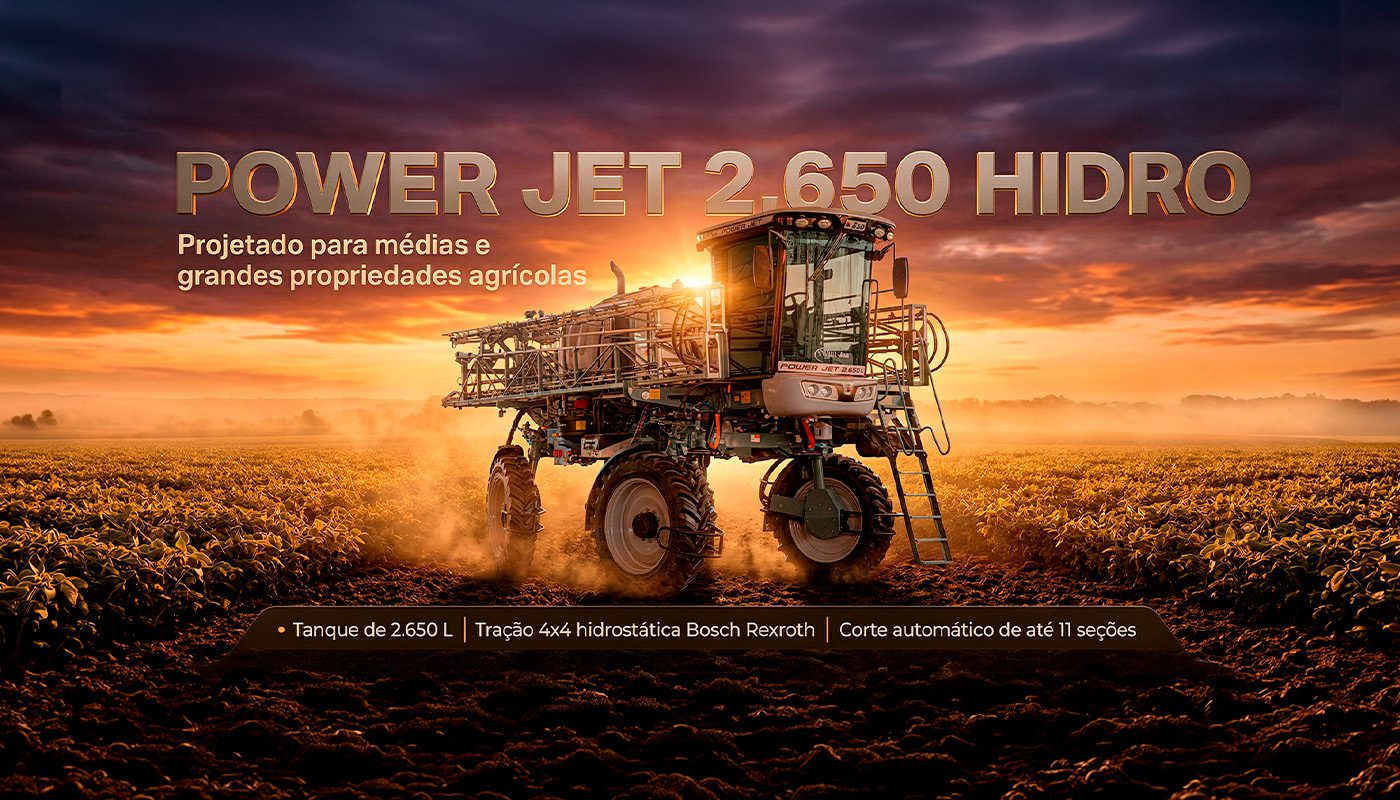 Power Jet 2.650 Hidro – Pulverizadores Autopropelido JAN