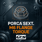 PORCA SEXT.M6 FLANGE TORQUE 0202106000
