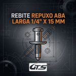 REBITE REPUXO ABA LARGA 1/4″ X 15 MM 0902500001